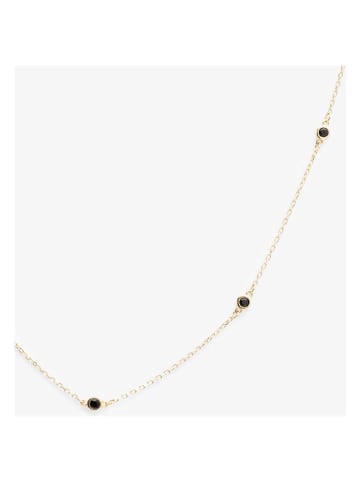 Ania Kruk Złoty naszyjnik z elementami ozdobnymi - dł. 35 cm