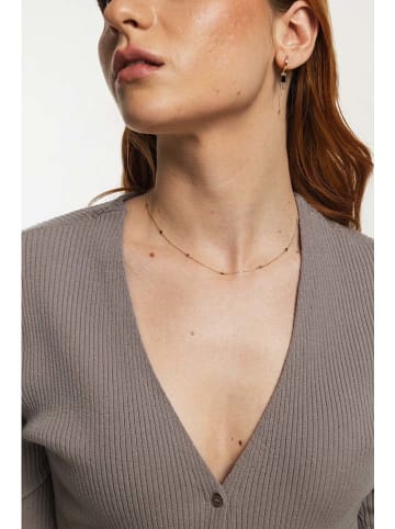 Ania Kruk Złoty naszyjnik z elementami ozdobnymi - dł. 35 cm