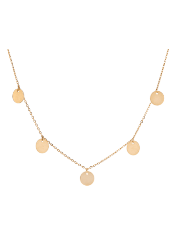 Ania Kruk Złoty naszyjnik z elementem ozdobnym - dł. 42 cm