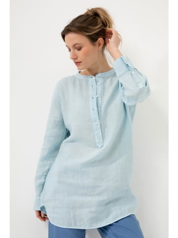 Josephine & Co Linnen tuniek "Georgia" lichtblauw