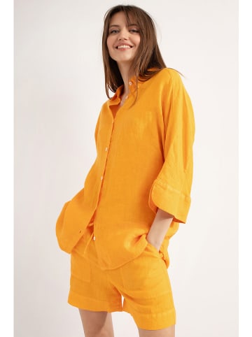 Josephine & Co Linnen blouse "Darlene" oranje