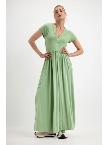 Josephine & Co Sukienka "Dagmar" w kolorze zielonym