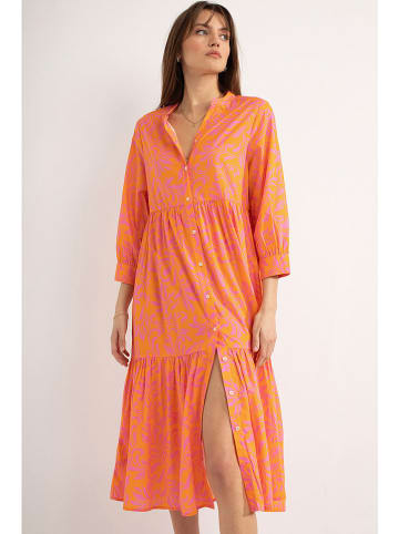 Josephine & Co Jurk "Dolores" oranje/roze