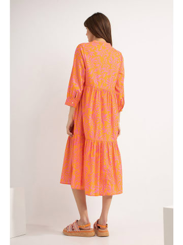 Josephine & Co Jurk "Dolores" oranje/roze