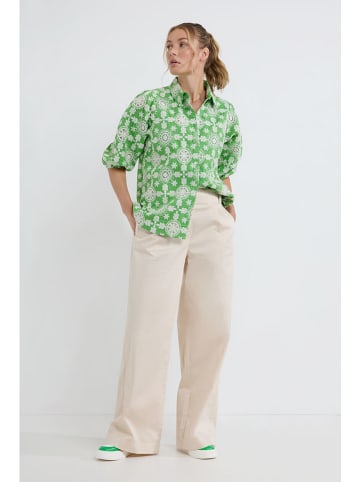 Josephine & Co Blouse "Devan" wit/groen