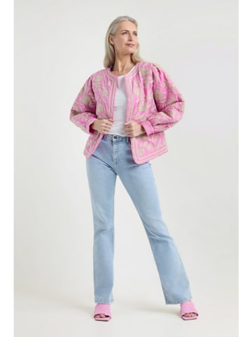 Josephine & Co Kurtka przejściowa "Daaf" w kolorze beżowo-jasnoróżowym