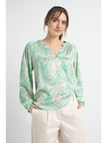 Josephine & Co Bluse "Jillian" in Mint/ Beige