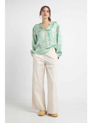 Josephine & Co Blouse "Jillian" mintgroen/beige
