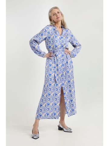 Josephine & Co Kleid "Jacco" in Blau/ Beige