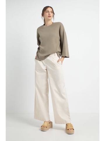 Josephine & Co Sweter "James" w kolorze oliwkowym