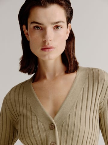 Josephine & Co Kardigan "Lieve" w kolorze szarobrązowym