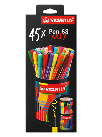 STABILO Filzstifte ''Pen 68 - ARTY'' - 45 Stück