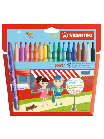 STABILO Filzstifte "STABILO power" -18 Stück