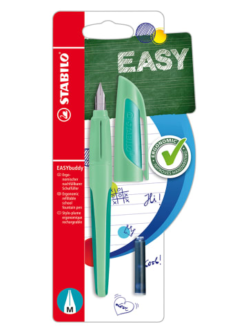STABILO Schulfüller "STABILO EASYbuddy" - Feder M - Mint (löschbar)