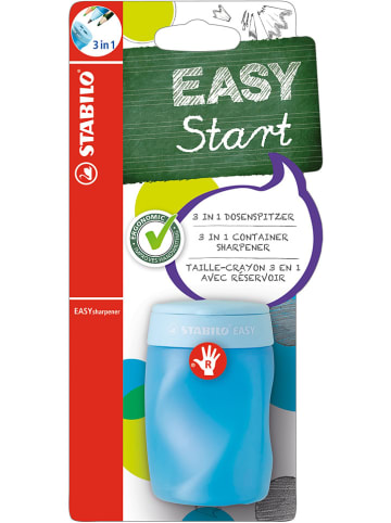 STABILO Ergonomischer Dosenspitzer - Rechtshänder "STABILOEASYsharpener-3in1"- Blau