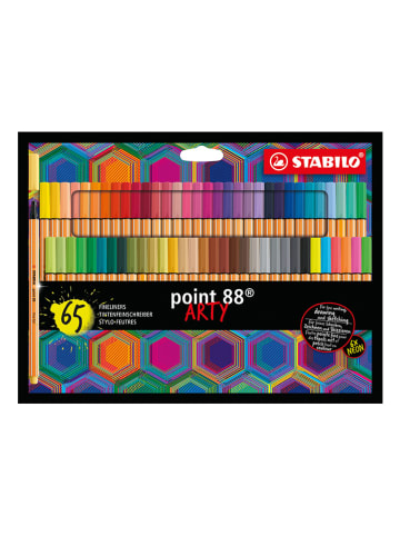 STABILO Fineliner "STABILO point 88 - ARTY" - 65 Stück