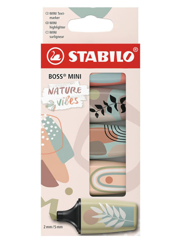 STABILO Zakreślacze (5 szt.) "STABILO BOSS MINI Naturevibes"