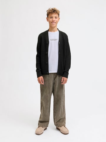 JACK & JONES Junior Kardigan "Connor" w kolorze czarnym
