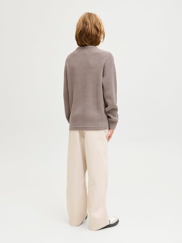 JACK & JONES Junior Sweter "Kaito" w kolorze beżowym