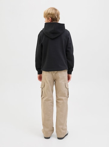 JACK & JONES Junior Hoodie "Tier" in Schwarz