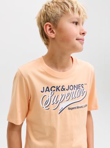 JACK & JONES Junior Shirt "Logo" oranje