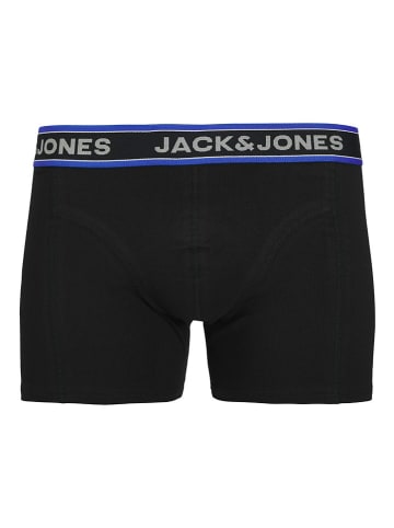 JACK & JONES Junior 3-delige set: boxershorts "Christian" grijs/blauw/zwart