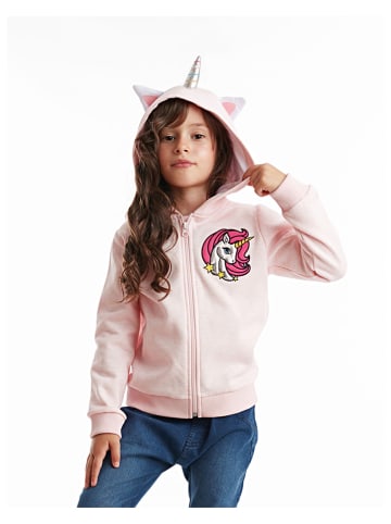 Denokids Sweatjacke "Unicorn" in Rosa