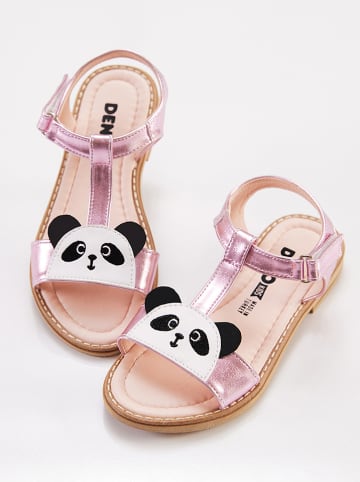 Denokids Sandalen "Panda" in Rosa