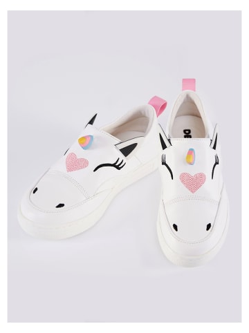 Denokids Slippersy w kolorze białym