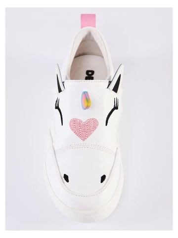 Denokids Slippersy w kolorze białym