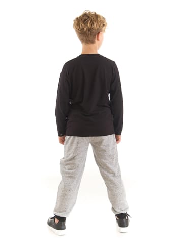 Denokids 2tlg. Outfit "Astronaut Dog" in Schwarz/ Grau