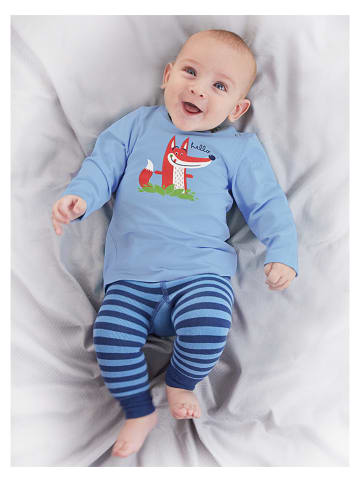 Denokids 2tlg. Outfit "Fox" in Blau