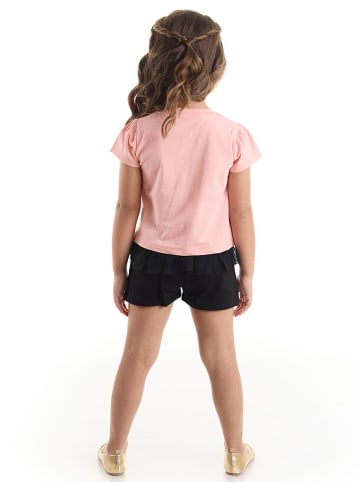 Denokids 2-delige outfit "Cute Mice" lichtroze/zwart