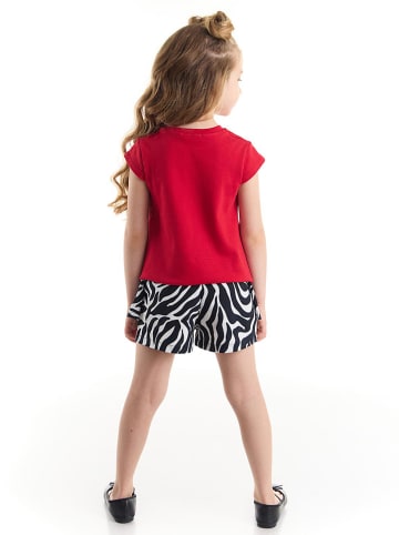 Denokids 2tlg. Outfit "Ballet Zebra" in Rot/ Schwarz