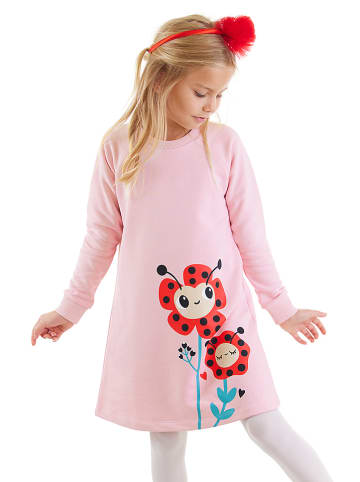 Denokids Jurk "Lady Bug" lichtroze