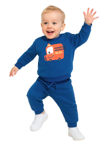 Denokids 2-częściowy zestaw "Fire Hall" w kolorze niebieskim