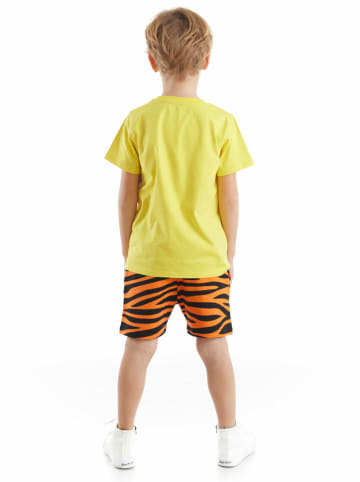 Denokids 2-częściowy zestaw "Wild One" w kolorze żółto-pomarańczowym