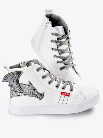 Denokids Sneakersy "Dragon" w kolorze białym