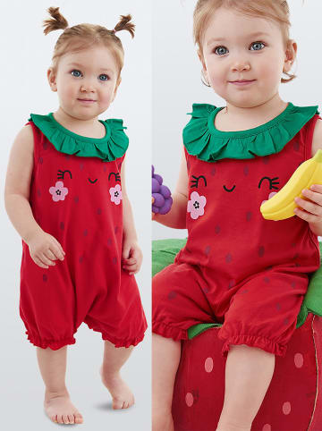 Denokids Jumpsuit "Strawberry" in Rot