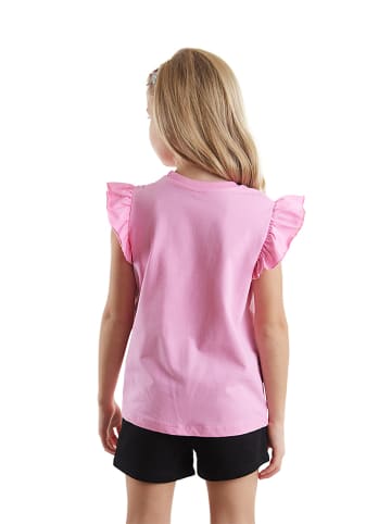 Denokids 2tlg. Outfit "Abra Catabra" in Rosa/ Schwarz