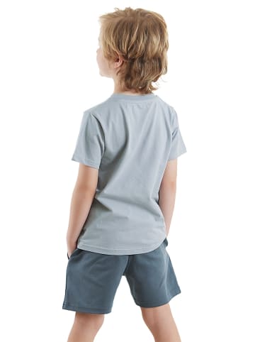 Denokids 2-delige outfit "Pirate Cat" grijs