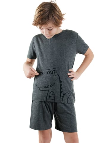 Denokids Pyjama in Anthrazit