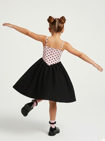 Denokids Jurk lichtroze/zwart