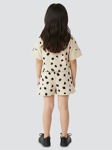 Denokids 2-delige outfit beige