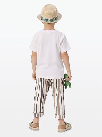 Denokids 2tlg. Outfit in Weiß/ Beige