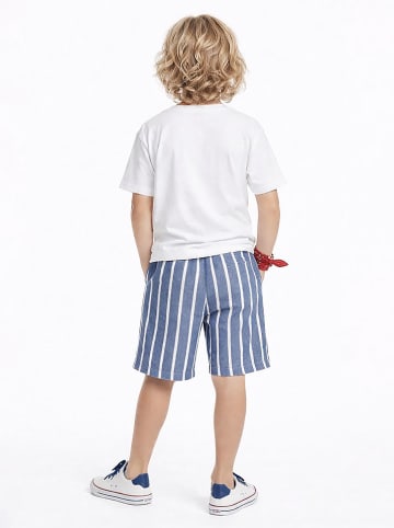 Denokids 2tlg. Outfit in Weiß/ Blau