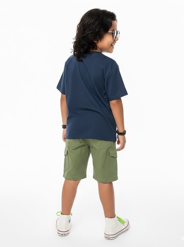 Denokids 2tlg. Outfit in Dunkelblau/ Grün