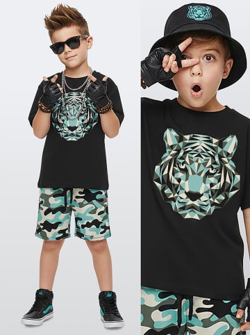 Denokids 2tlg. Outfit in Schwarz/ Beige