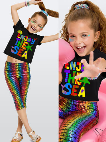 Denokids 2-delige outfit zwart