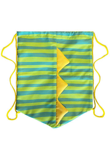 Denokids Sportbeutel in Grün/ Gelb - (B)32 x (H)40 cm